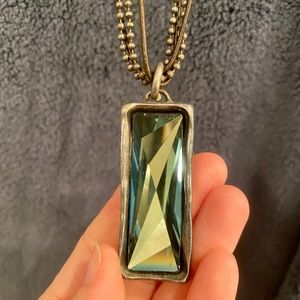 Uno de Cinco layered silver and leather necklace